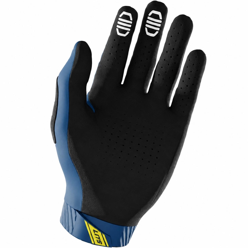Gants moto cross Shot Lite HVA 27 bleu