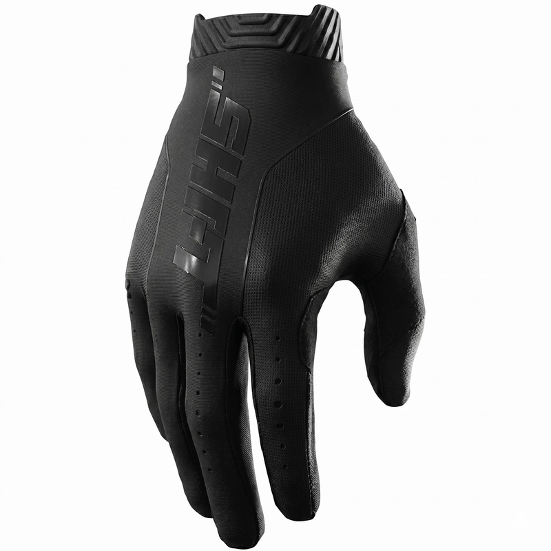 Gants de motocross Shot Lite Skin noirs