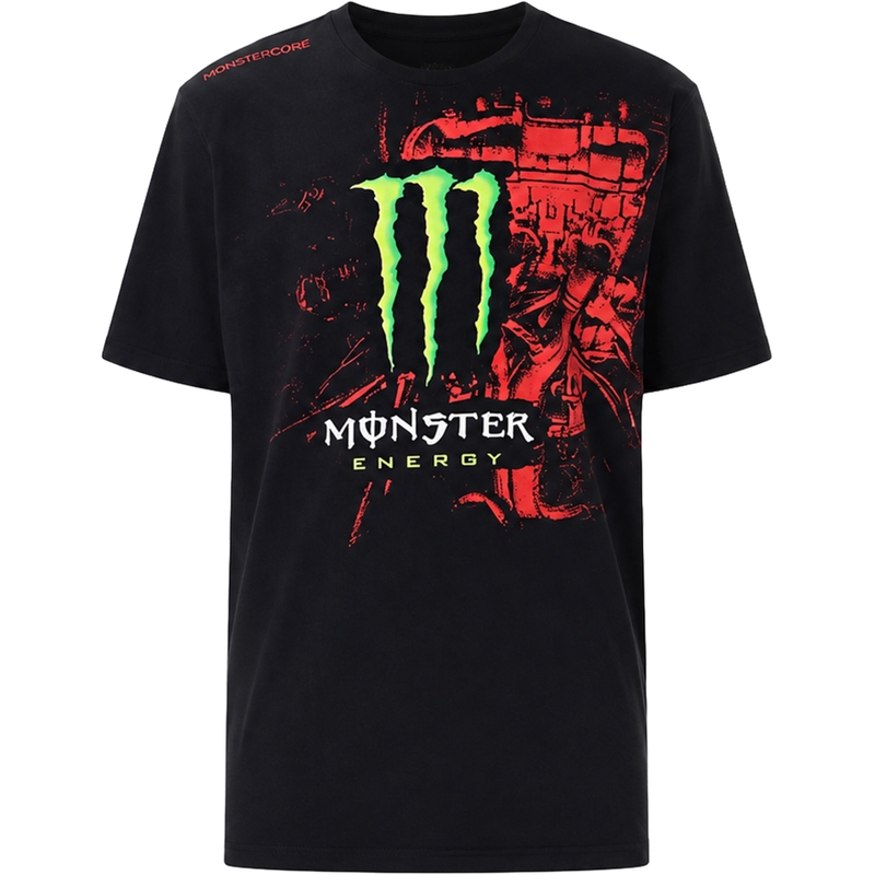 T-shirt Ducati Dual Monster noir
