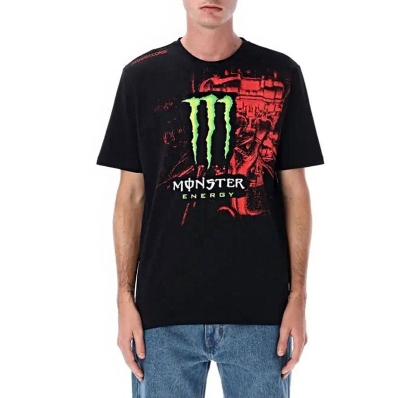 T-shirt Ducati Dual Monster noir