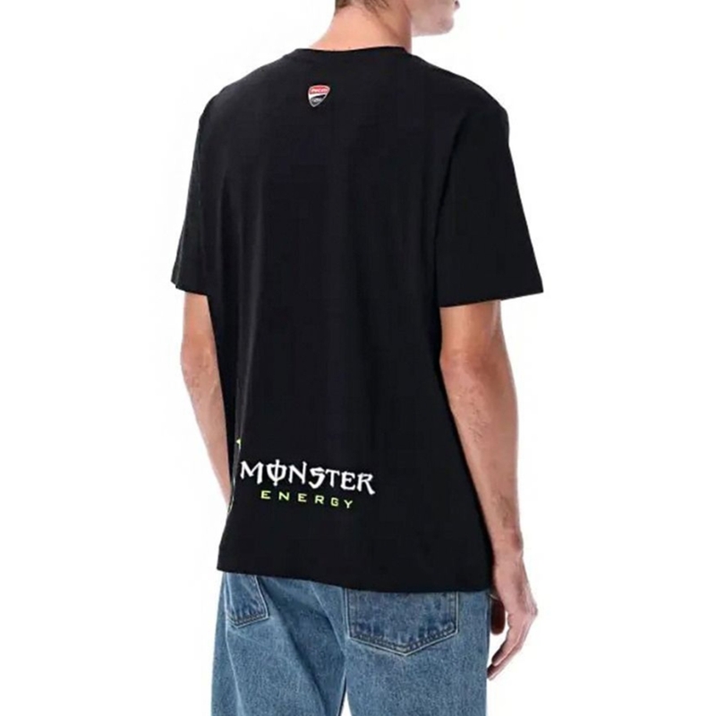 T-shirt Ducati Dual Monster noir