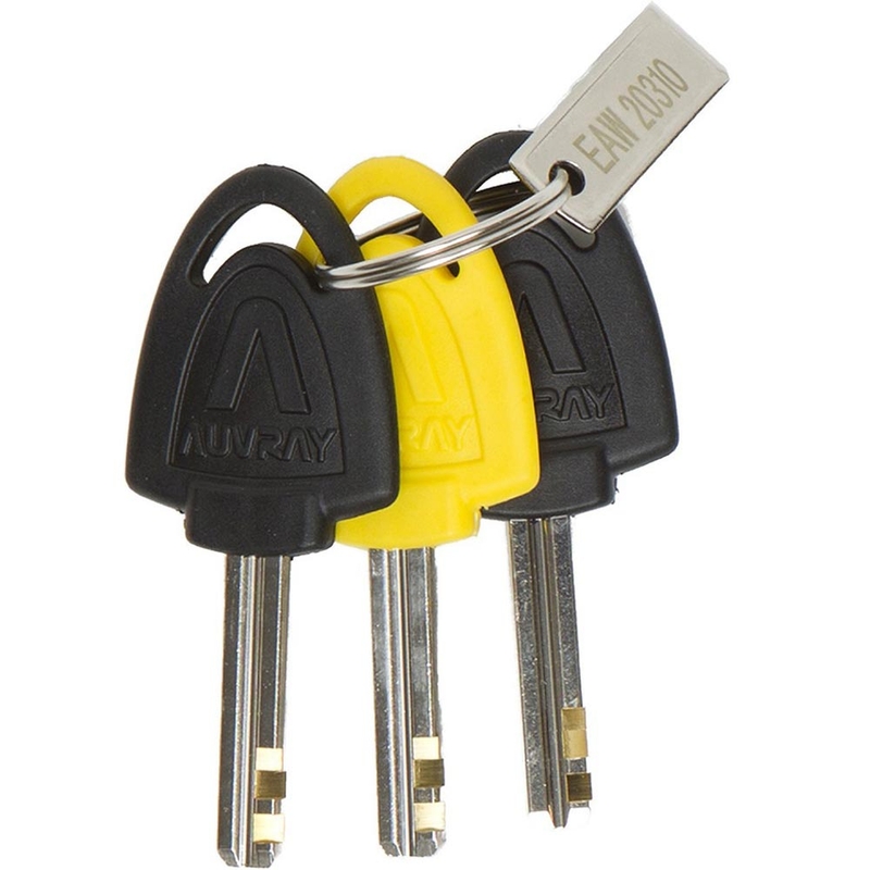 Antivol de disque de frein Auvray B-Lock 14 avec alarme, acier argenté