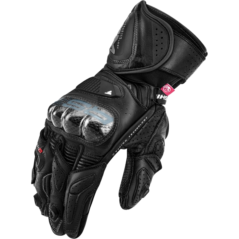 Gants de moto pour femmes Shima RS-3 noirs