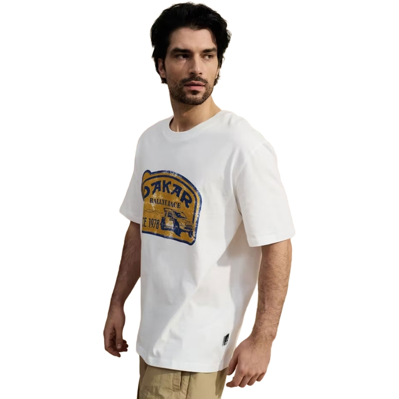T-shirt blanc Dakar Driver