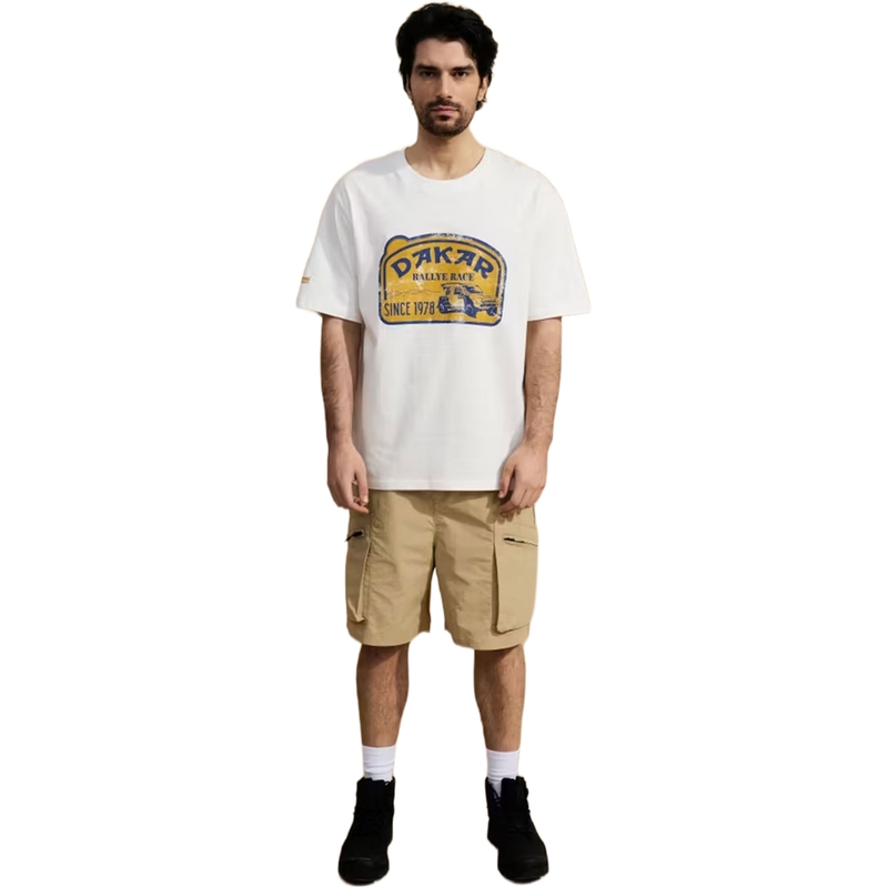 T-shirt blanc Dakar Driver