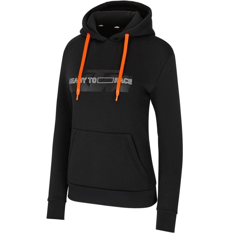 Sweat-shirt noir pour femme avec logo KTM