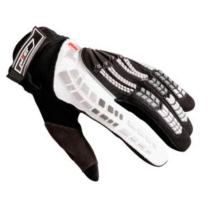 Gants moto MX Pilot noir/blanc