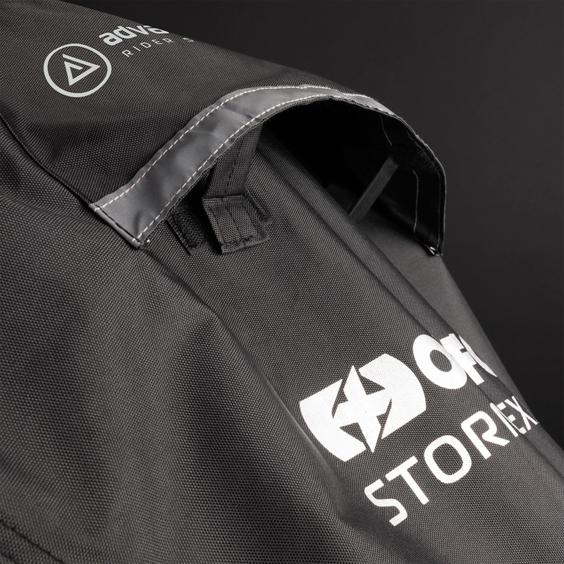 Housse de moto Oxford Stormex Pro (avec compartiment à bagages) noire