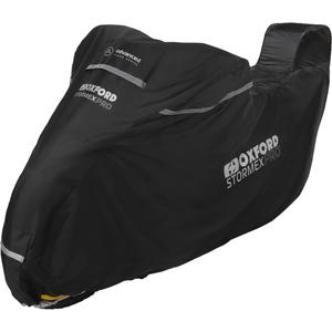 Housse de moto Oxford Stormex Pro (avec compartiment à bagages) noire