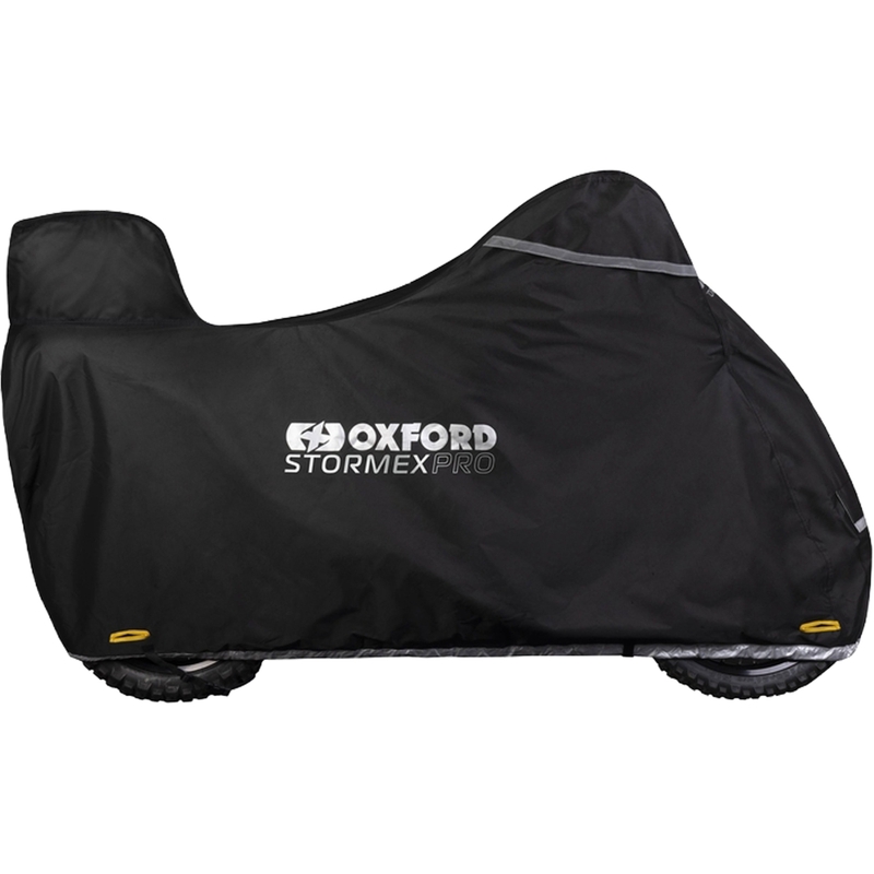 Housse de moto Oxford Stormex Pro (avec compartiment à bagages) noire