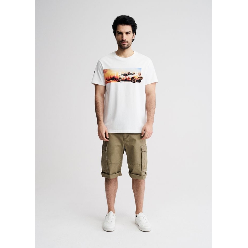 T-shirt blanc Dakar Ride B