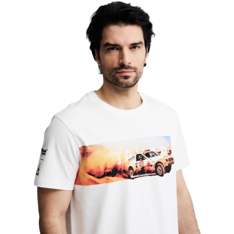 T-shirt blanc Dakar Ride B