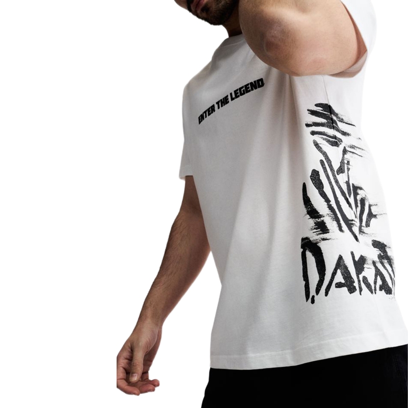 T-shirt blanc Dakar Wind W