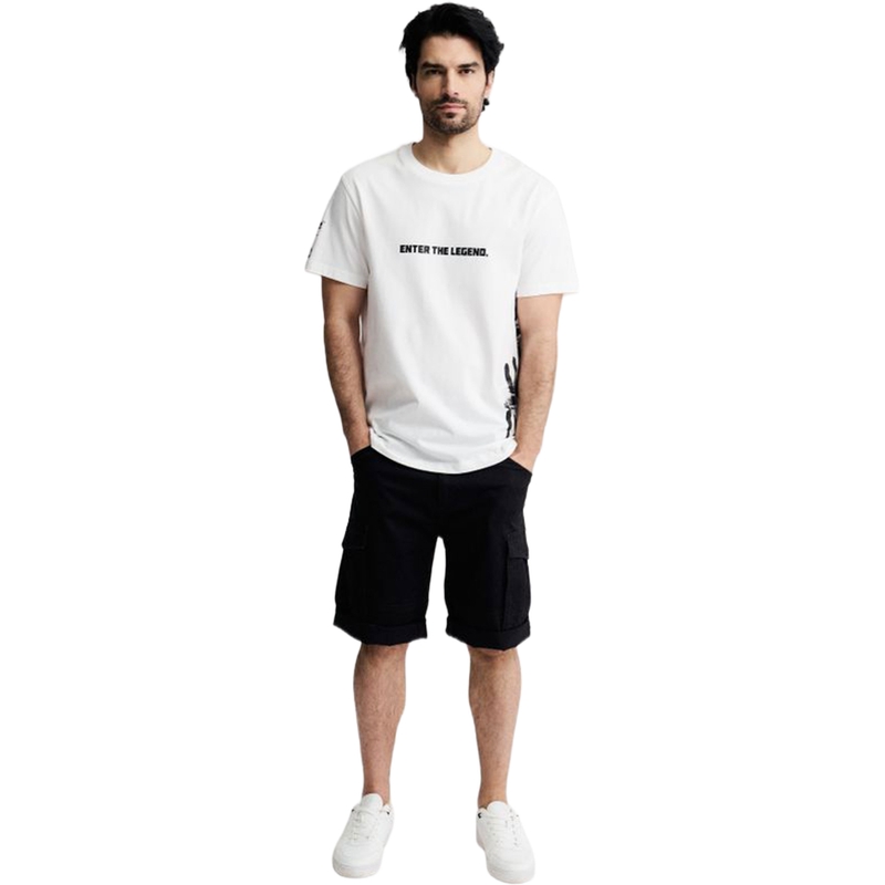 T-shirt blanc Dakar Wind W
