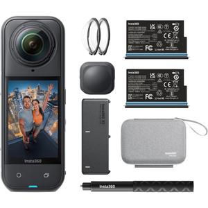 Caméra d'action Insta360 X5 Essentials Bundle noire