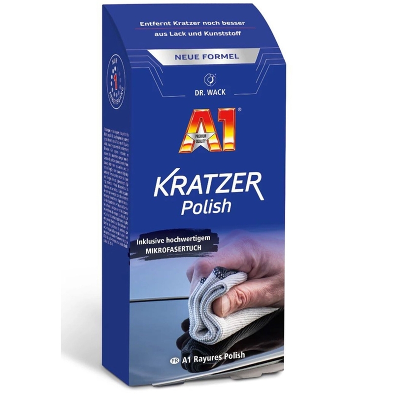 Décapant fin pour rayures sur peinture et plastique Dr. Wack Scratch Polish 50 ml