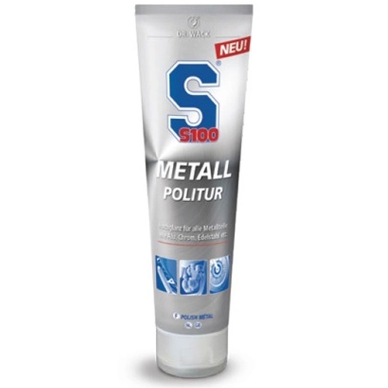 Polish pour chrome, aluminium et surfaces métalliques S100 100 ml