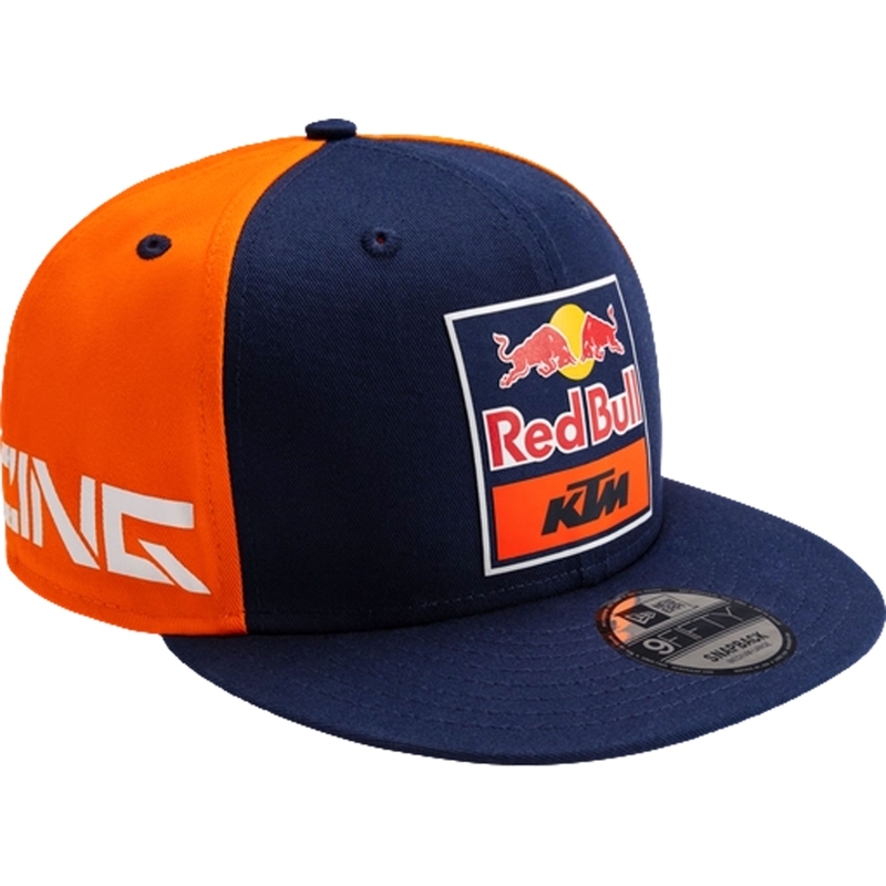 Casquette avec visière droite KTM Replica bleu-orange