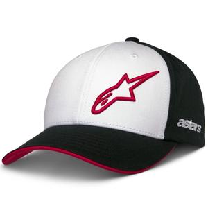 Casquette Snapback Alpinestars Sessionized blanc-noir-rouge