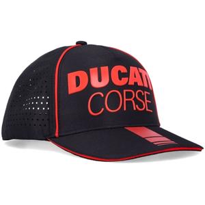 Casquette Ducati Laser Performance Midvisor noir-rouge