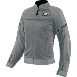 Veste moto femme Seventy Degrees SD-JR30.2 Mojave gris clair