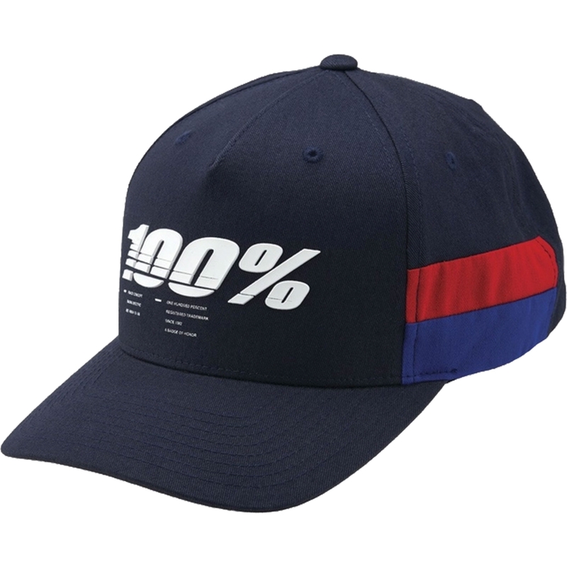 Casquette 100% Loyal X-Fit Snapback bleu