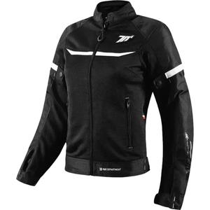 Veste moto femme SEVENTY DEGREES SD-JR30.2 Mojave noir et blanc