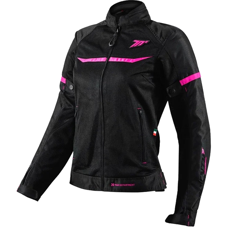 Veste de moto pour femme SEVENTY DEGREES SD-JR30.2 Mojave noir-rose