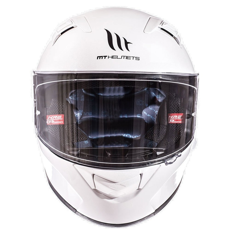 Casque moto intégral MT Kre SV blanc soldes