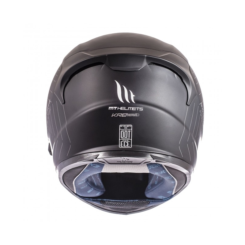 Casque moto intégral MT Kre SV noir mat soldes