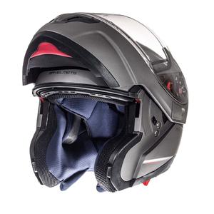 Casque moto MT Atom titane soldes