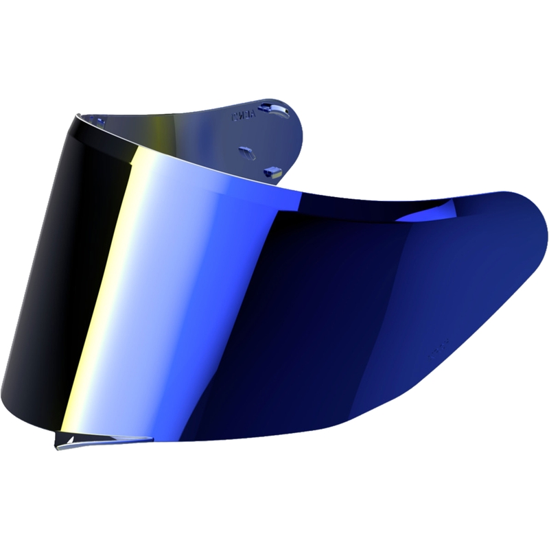 Visière pour casque moto Airoh Connor/Spark 2 bleu miroir
