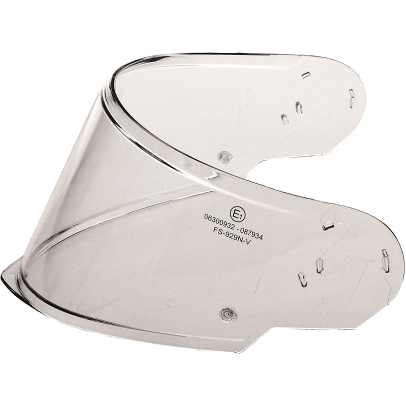Visière transparente pour casques Cassida Modulo 2.1 Plus Carbon avec préparation Pinlock
