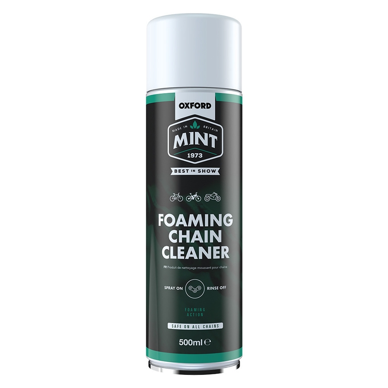 Nettoyant mousse pour chaînes de motos/vélos MENTHE 500 ml