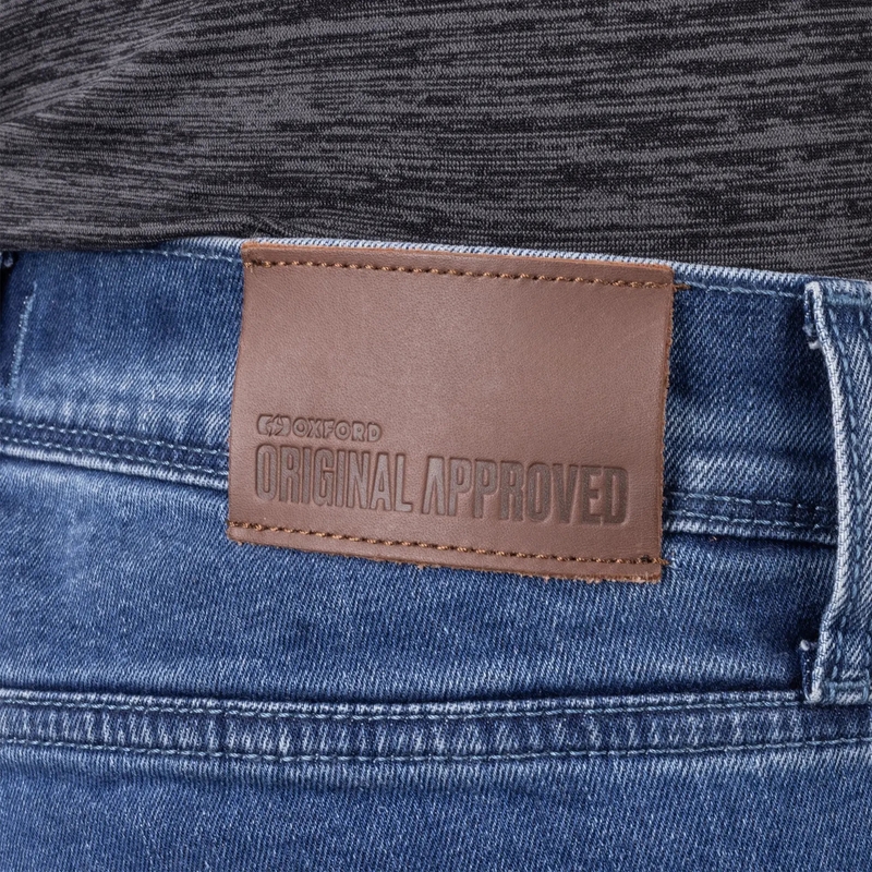 Jean de moto Oxford Original Approved Tailor AA, bleu clair