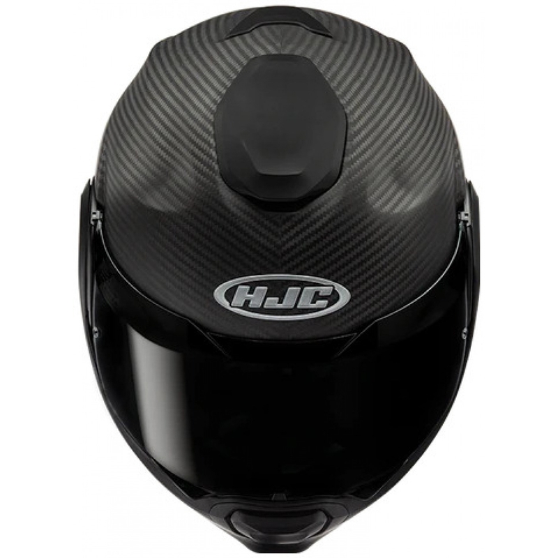 Casque de moto modulable HJC F100 CARBON noir mat