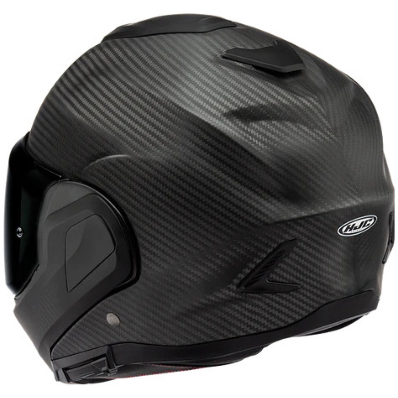 Casque de moto modulable HJC F100 CARBON noir mat