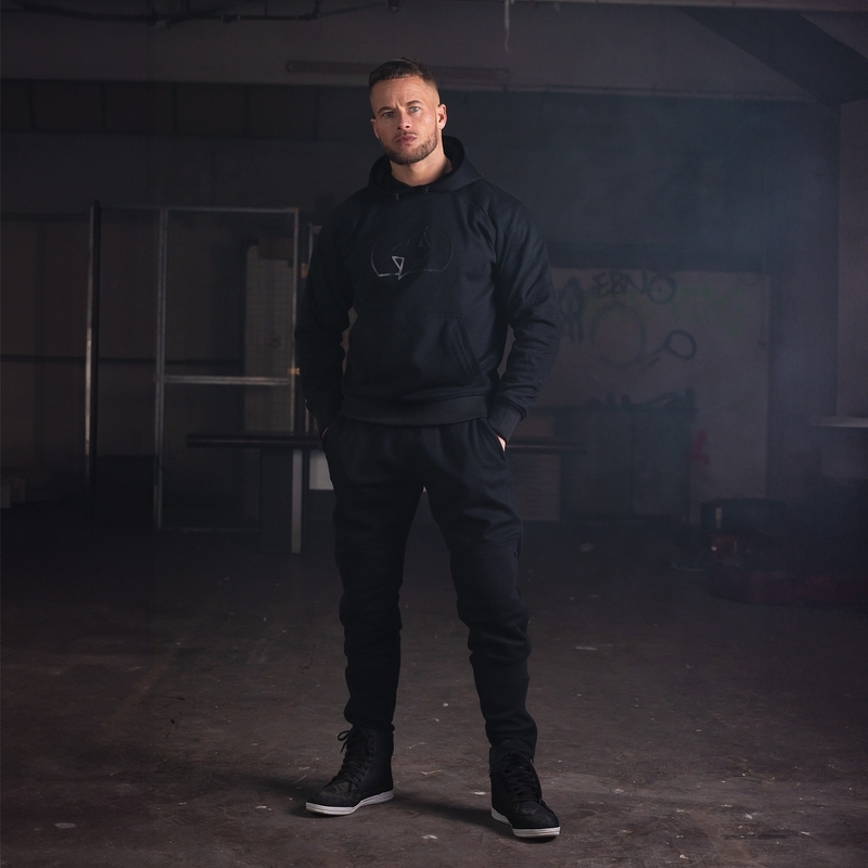 Pantalon de jogging Oxford Armourlite AA noir, coupe courte, style motard.