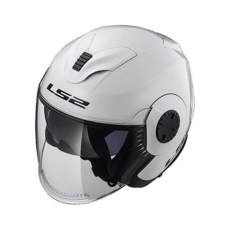 Casque ouvert LS2 OF570 Verso blanc brillant