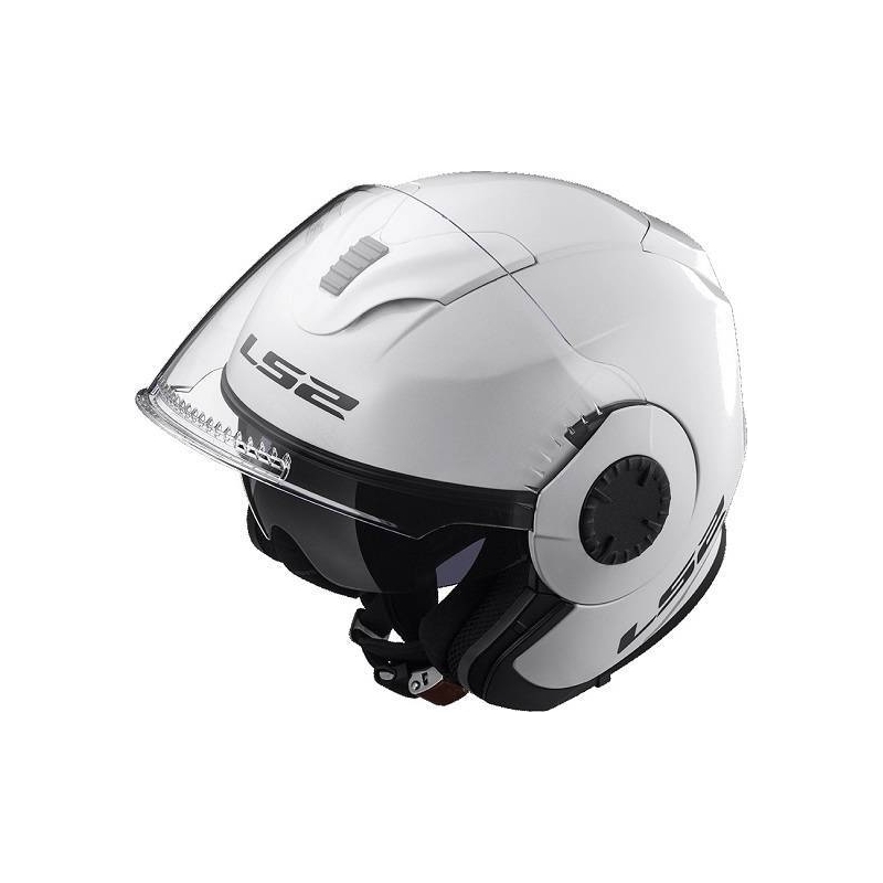 Casque ouvert LS2 OF570 Verso blanc brillant