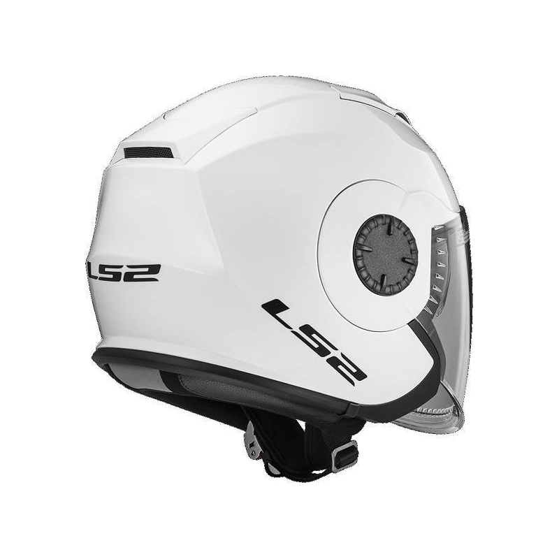 Casque ouvert LS2 OF570 Verso blanc brillant