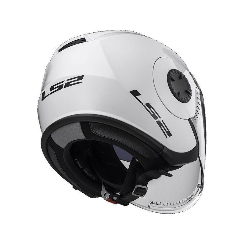 Casque ouvert LS2 OF570 Verso blanc brillant