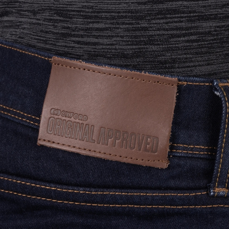 Jean de moto Oxford Marshal AAA coupe slim noir