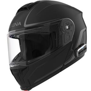 Casque de moto modulable avec oreillette SENA Outrush 2 noir mat