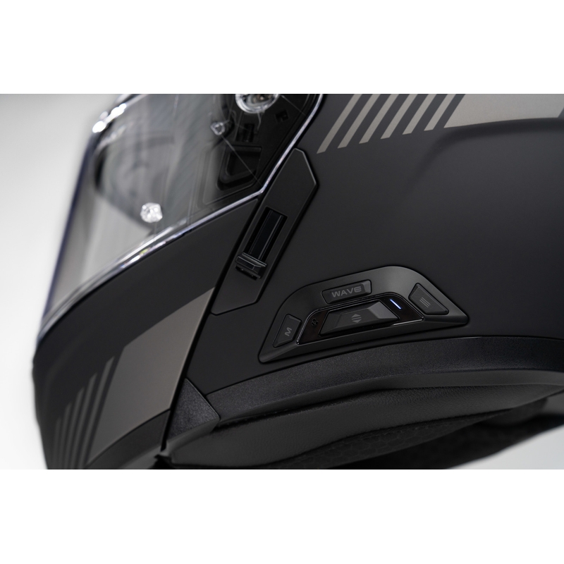 Casque de moto modulable avec oreillette SENA Specter blanc