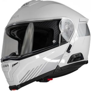 Casque de moto modulable avec oreillette SENA Specter blanc