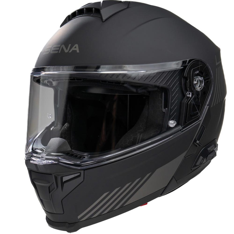 Casque de moto modulable avec système audio SENA Specter noir mat