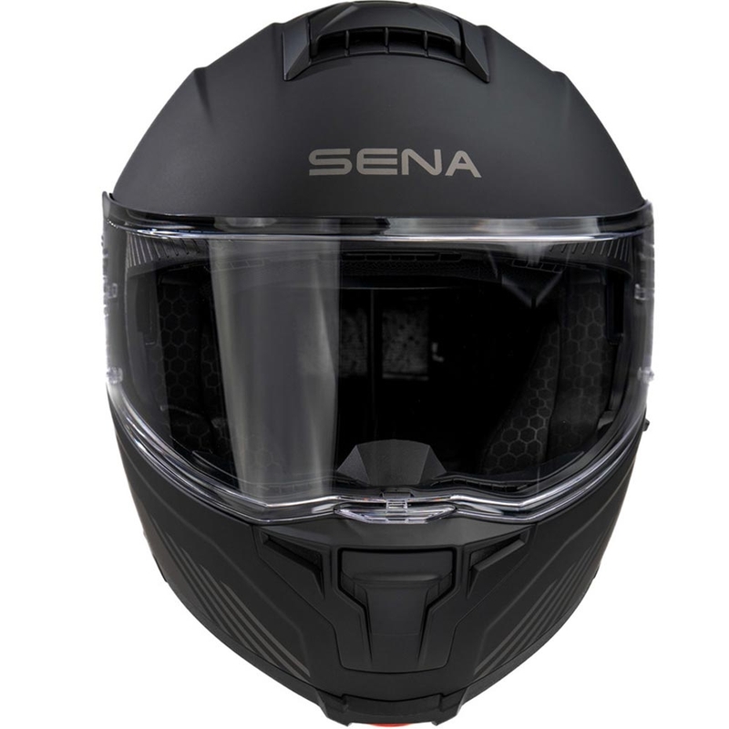 Casque de moto modulable avec système audio SENA Specter noir mat
