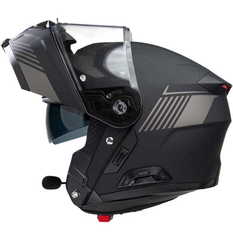 Casque de moto modulable avec système audio SENA Specter noir mat