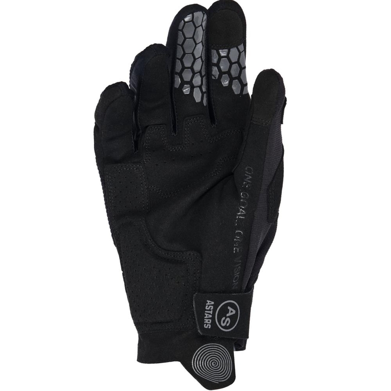 Gants de motocross Alpinestars PRO-DURA noirs et rouges